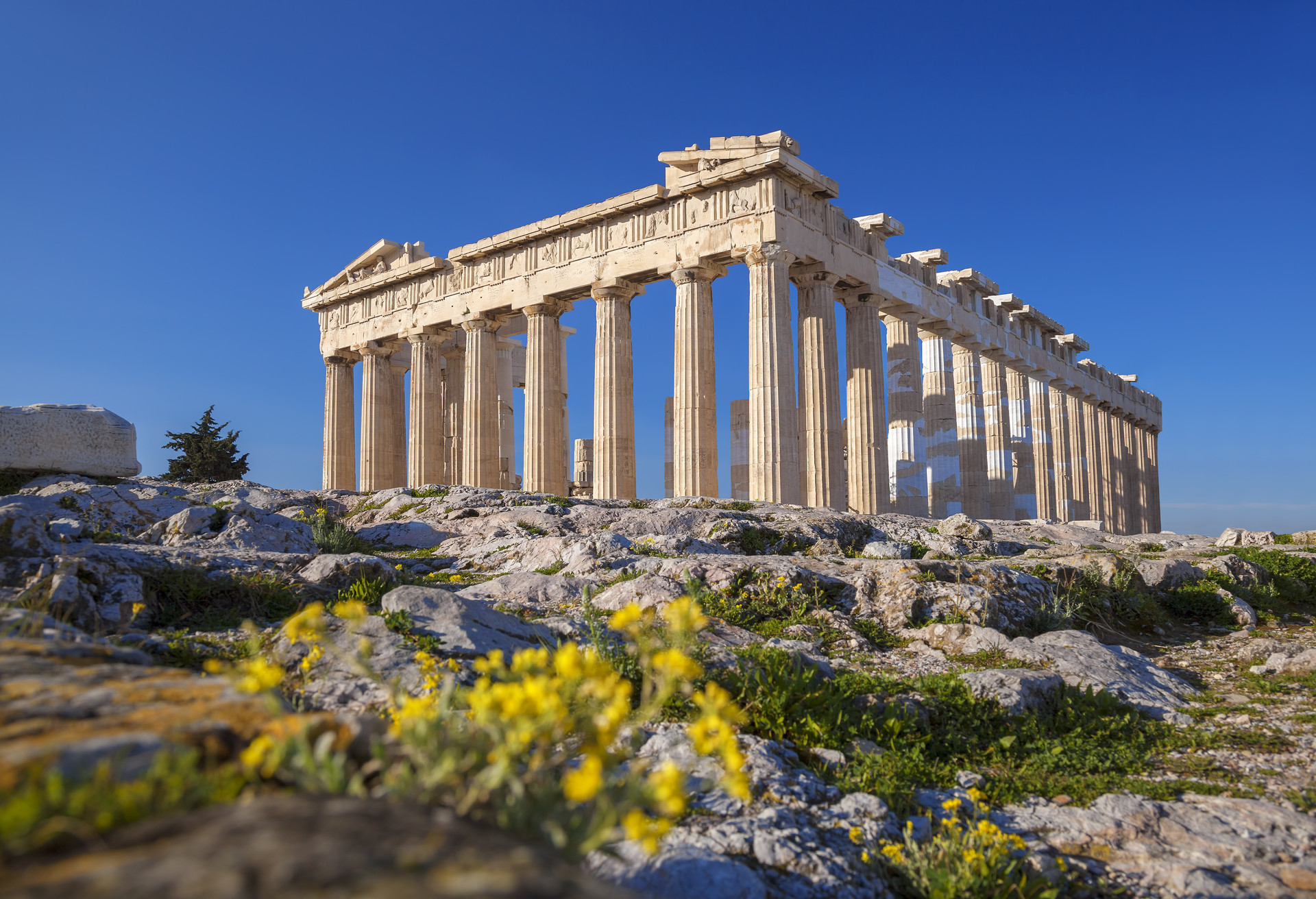 Het Parthenon in Athene is wellicht het meest beroemde voorbeeld van klassieke Griekse architectuur