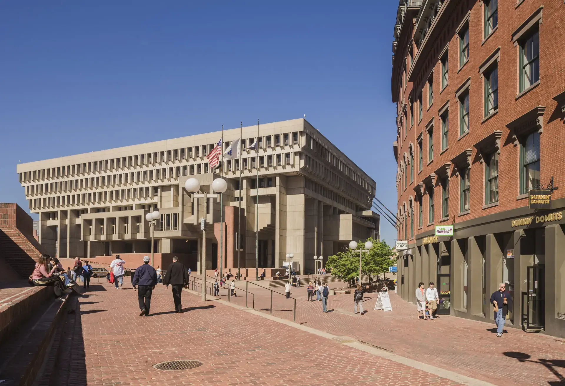 Boston City Hall is één van vele overheidsprojecten gebouwd in de bloeiperiode van het brutalisme